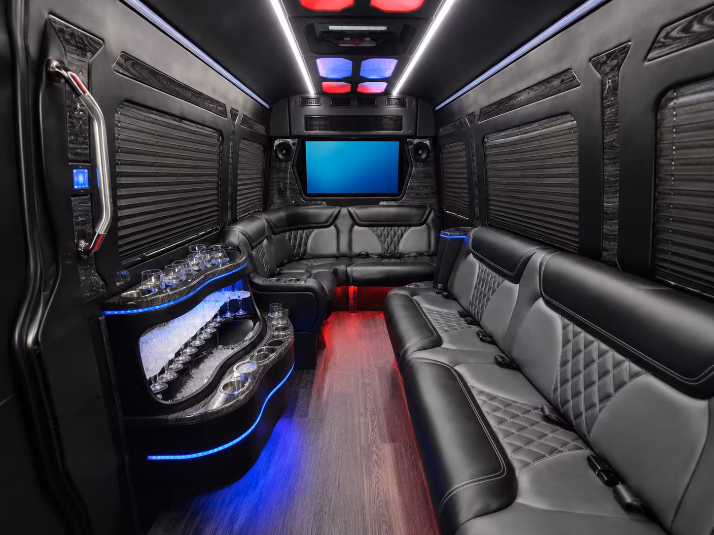 bus rentals for trade shows and off site corporate retreats