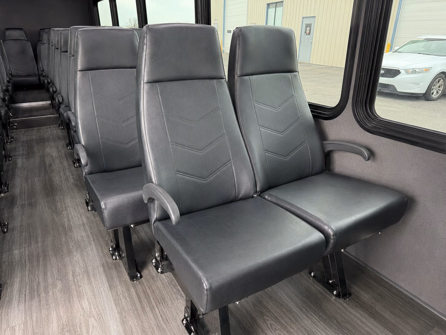 haverhill 15 passenger minibus inside