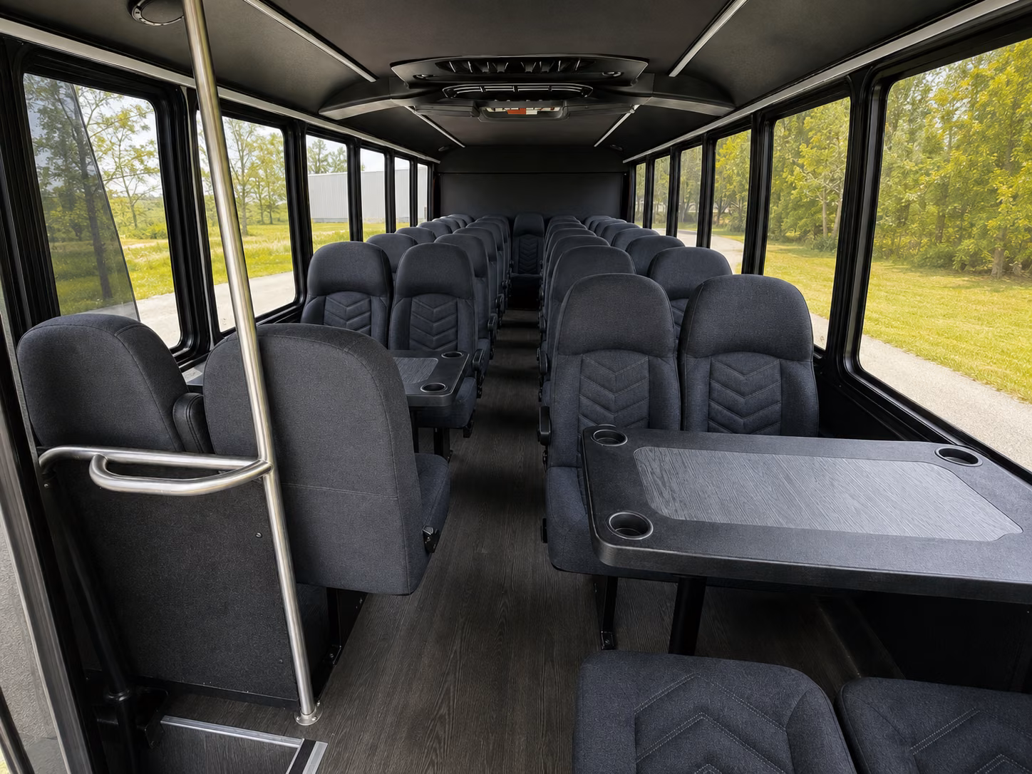 haverhill 15 passenger minibus interior