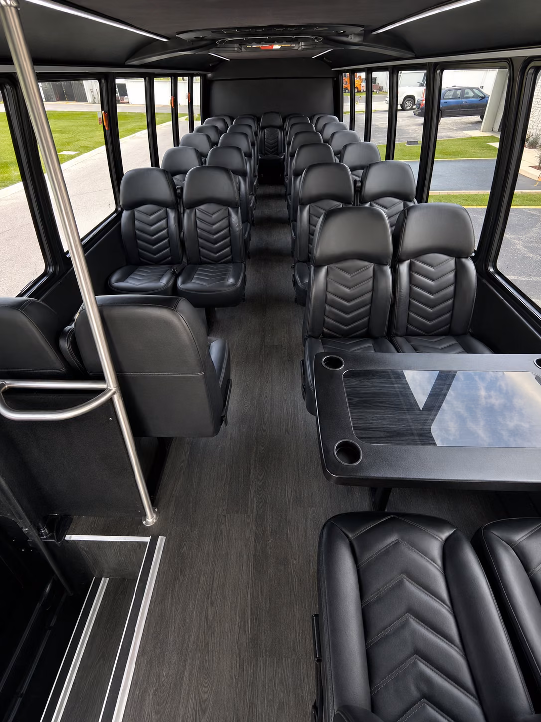 haverhill 18 passenger minibus interior