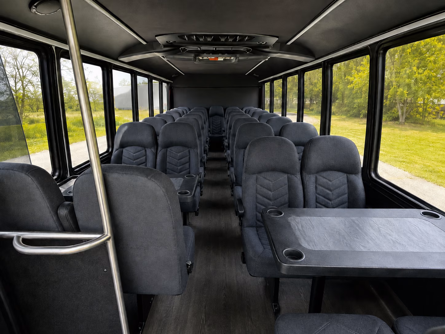 haverhill 20 passenger minibus inside