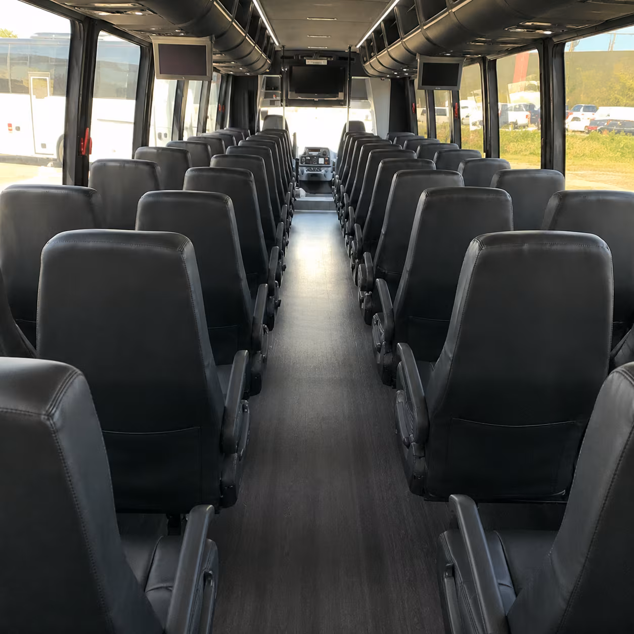 haverhill 28 passenger minibus inside