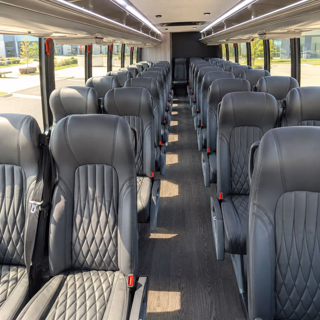 haverhill 28 passenger minibus interior