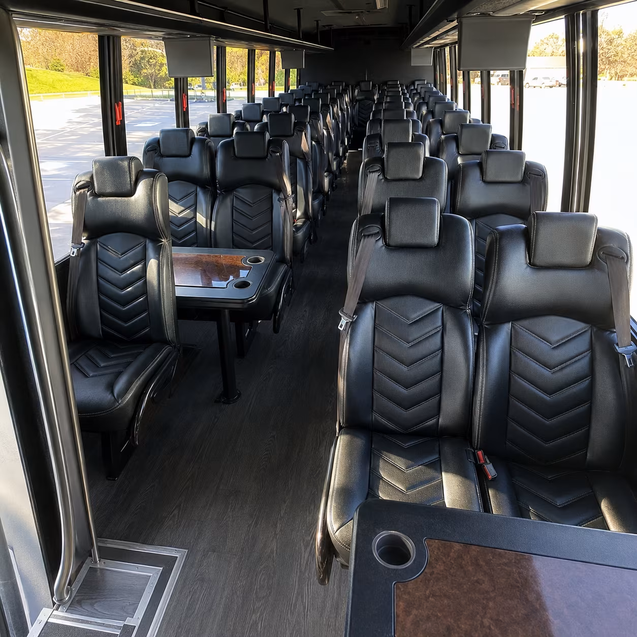 haverhill 30 passenger minibus interior