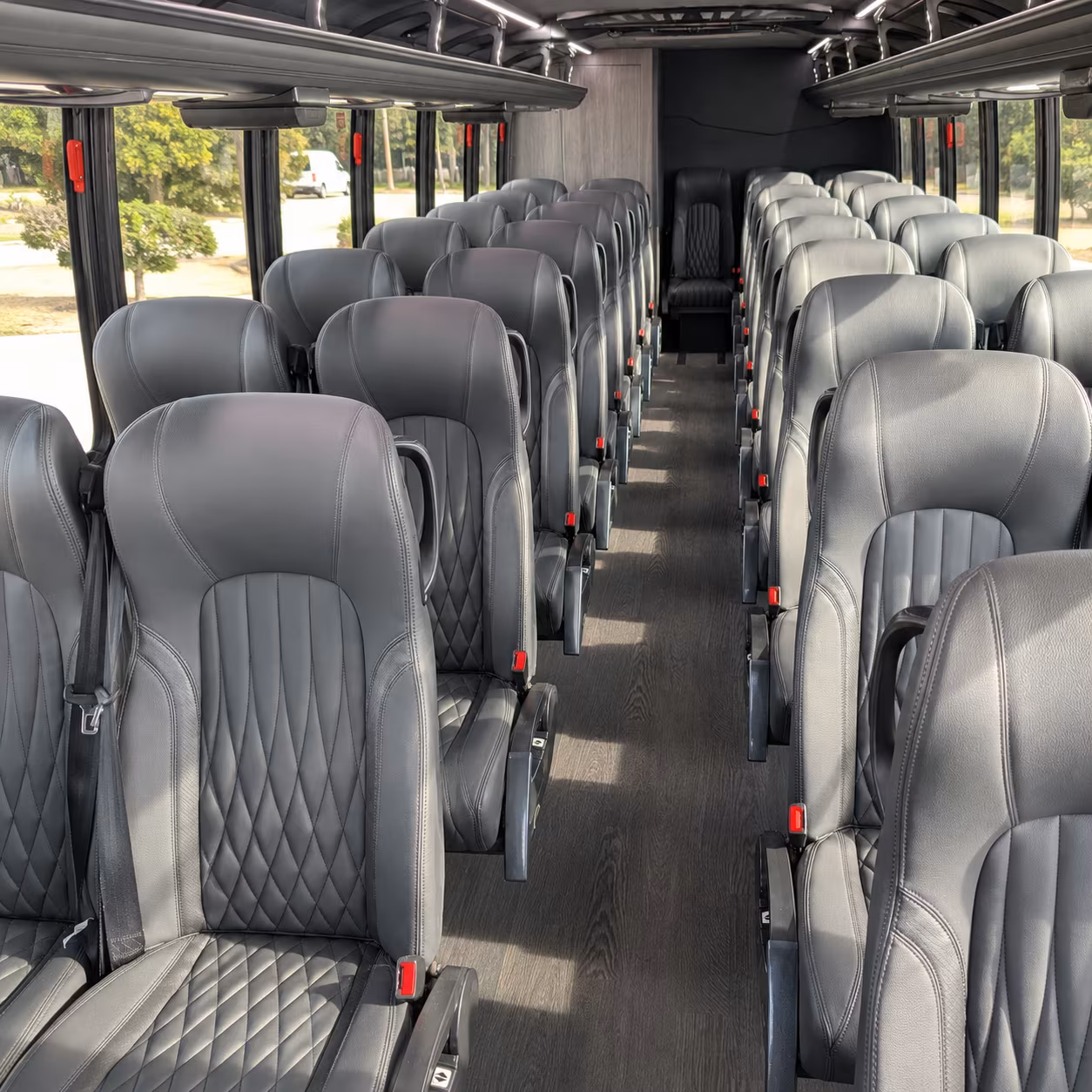 haverhill 35 passenger minibus inside